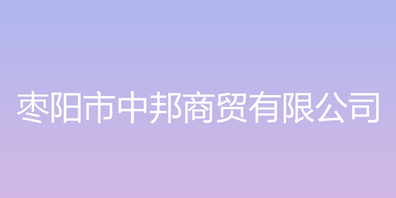 新光武市场 - 枣阳市中邦商贸有限公司